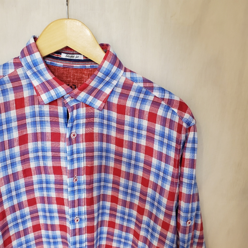 Bugatchi Shaped Fit Button Down M